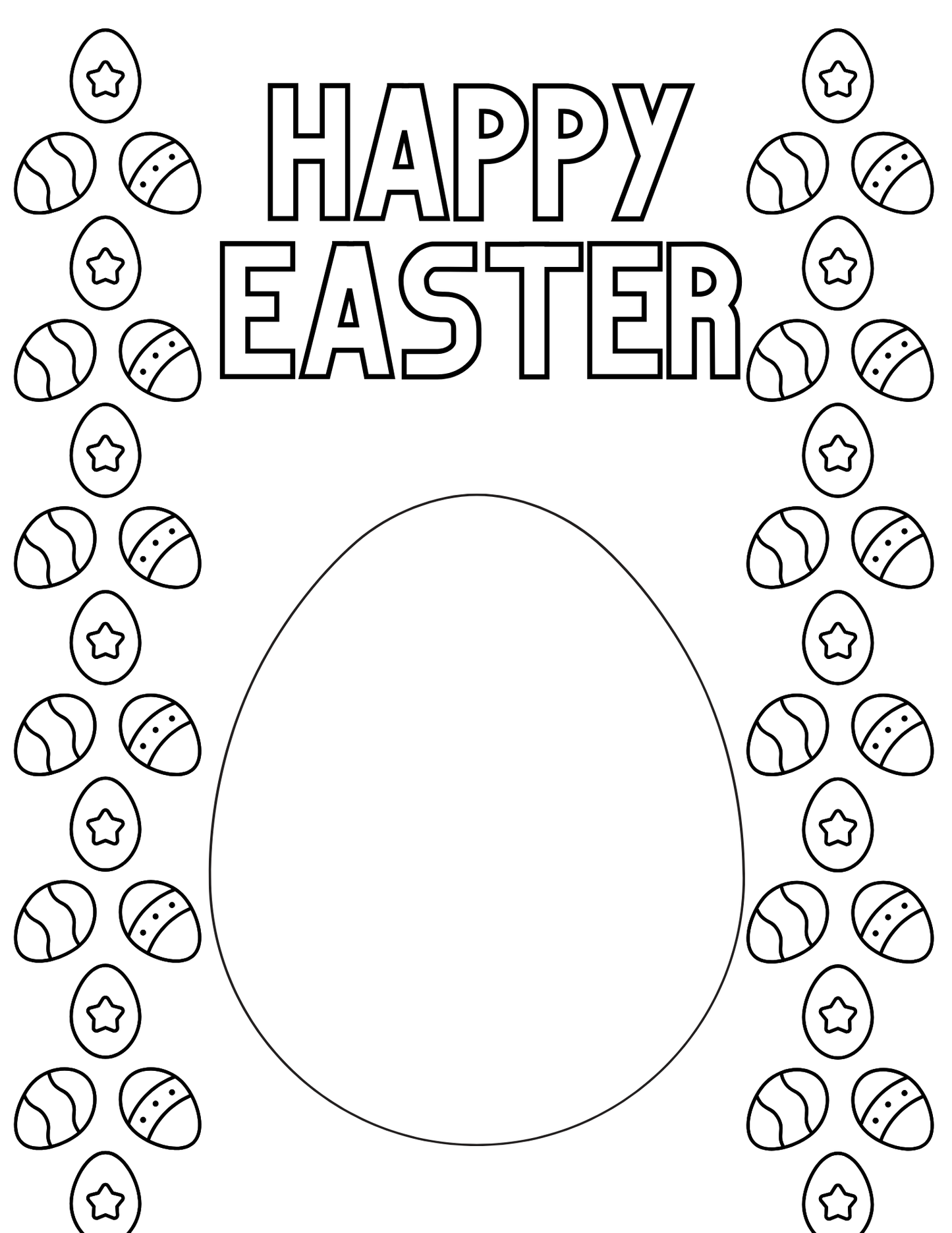 Easter Coloring Sheet