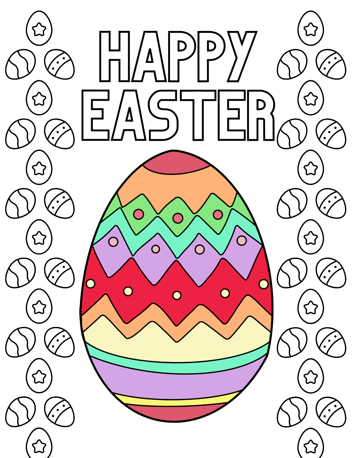 Easter Coloring Sheet