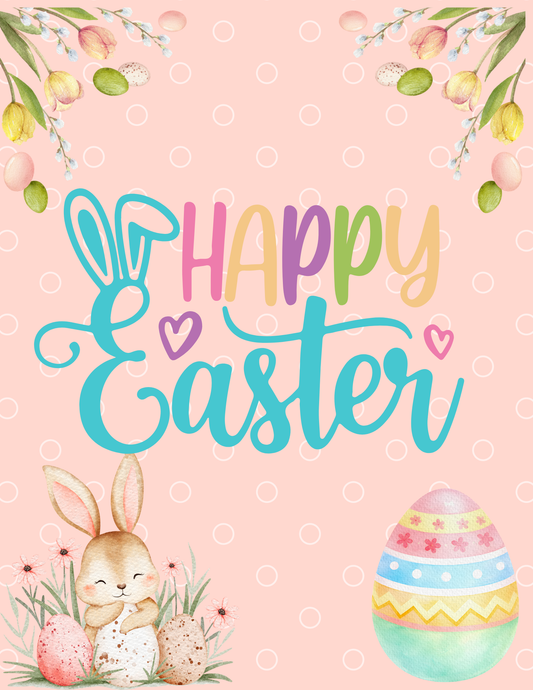 Happy Easter digital print